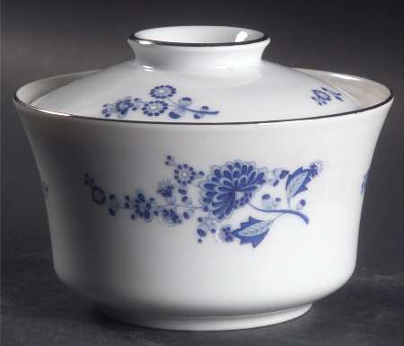 Blue Cathay Sugar Bowl & Lid