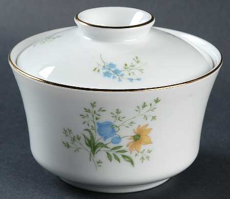 Blooming Sugar Bowl & Lid