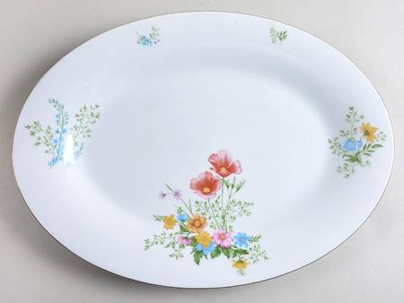 Blooming 14" Oval Serving Platter