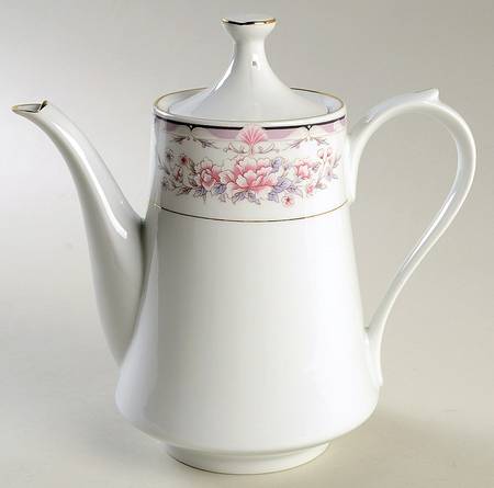Donna (Gold Verge) Coffee Pot & Lid