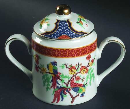 Imperial Garden Sugar Bowl & Lid