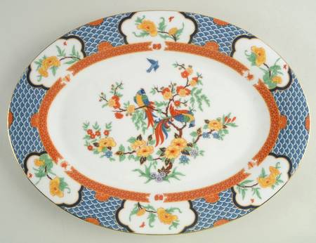 Imperial Garden 14" Oval Serving Platter