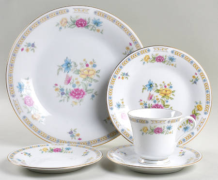 Ling Rose 5 Piece Place Setting