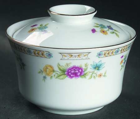 Ling Rose Sugar Bowl & Lid