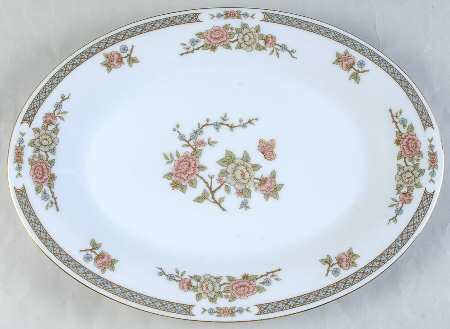 Serenade 14" Oval Serving Platter