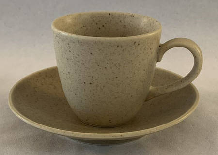 Acorn (Round) Scented Cup & Saucer Candle-Coffee  HC