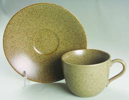 Acorn (Round) Flat Cup & Saucer Set