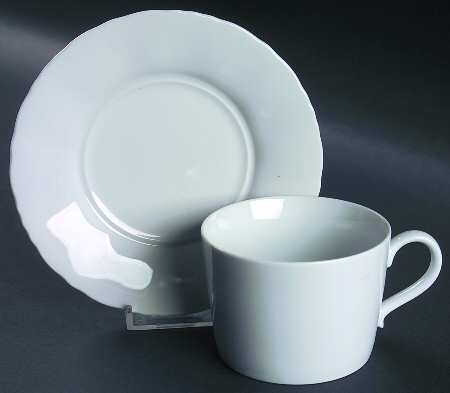 Classic Wave Flat Cup & Saucer Set