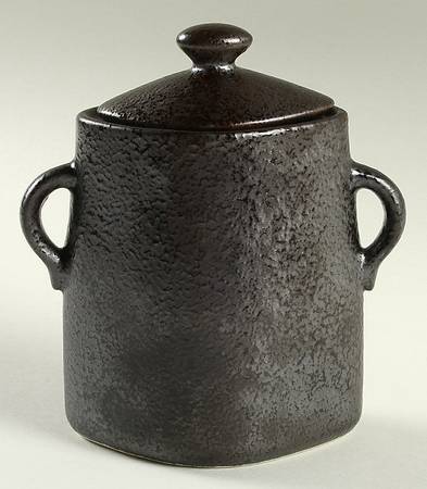 Coal (Round) Sugar Bowl & Lid