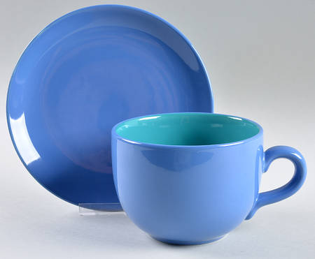 Colorways Cafe Au Lait Cup & Saucer Set
