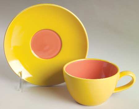 Colorways Flat Cup & Saucer Set