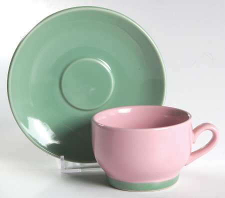 Colorways Flat Demitasse Cup & Saucer Set