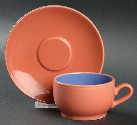 Colorways Flat Demitasse Cup & Saucer Set