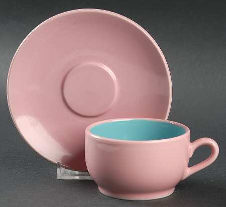 Colorways Flat Demitasse Cup & Saucer Set