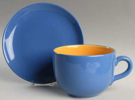 Colorways Cafe Au Lait Cup & Saucer Set