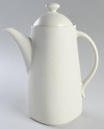Linen (Round, Matte Textured) Coffee Pot & Lid