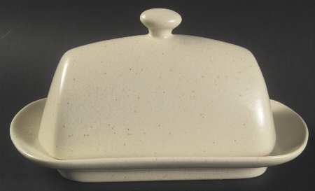 Linen (Round, Matte Textured) 1/4 Lb Covered Butter
