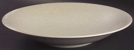 Linen (Round, Matte Textured) Deep Round Platter