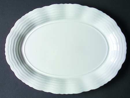Ring Wave 14" Oval Serving Platter