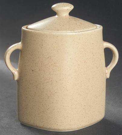 Sand (Round) Sugar Bowl & Lid