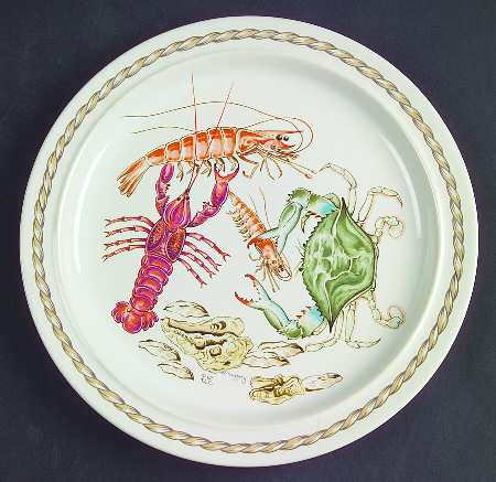 Coquillage Salad Plate