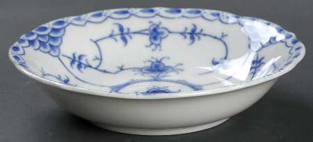 Blue Fjord (Scalloped) Fruit/Dessert (Sauce) Bowl