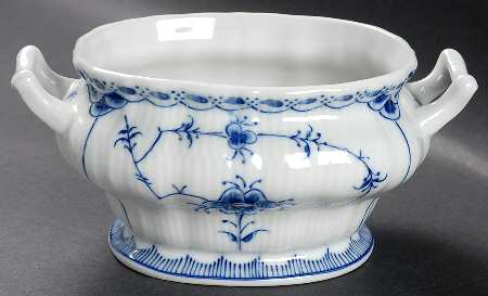 Blue Fjord (Scalloped) Sauce Boat No LId