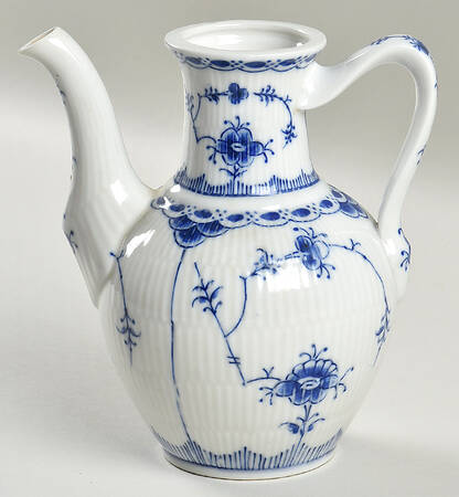 Blue Fjord (Smooth) Mini Coffee Pot No Lid