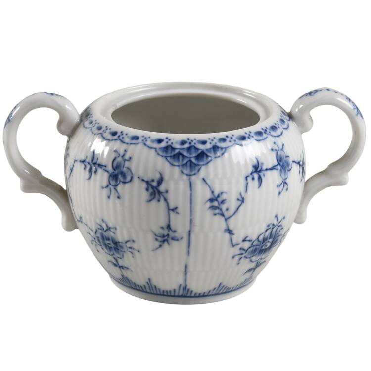 Blue Fjord (Smooth) Sugar Bowl No Lid