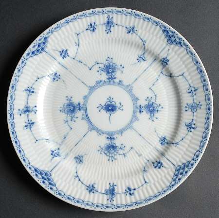 Blue Fjord (Smooth) Luncheon Plate