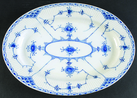 Blue Fjord (Smooth) 14" Oval Serving Platter