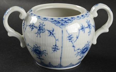 Blue Fjord (Smooth) Sugar Bowl No Lid