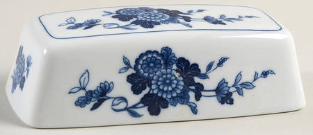 Blue Imari (L & M) Lid for 1/4 Lb Butter