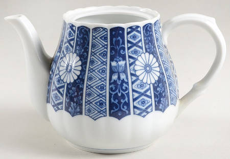 Blue Imari (L & M) Teapot No Lid