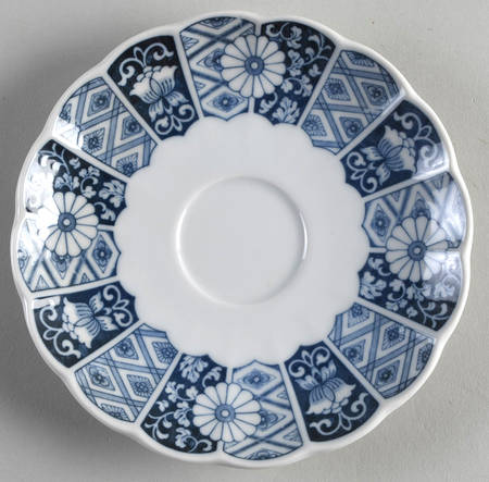 Blue Imari (L & M) Saucer for Cream Soup Bowl