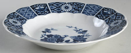 Blue Imari (L & M) Large Rim Soup Bowl