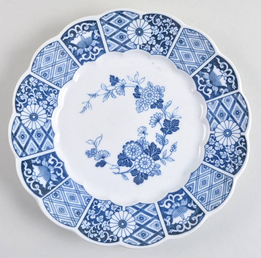 Blue Imari (L & M) Luncheon Plate
