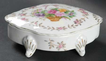 Bristol Gardens Oval Box & Lid
