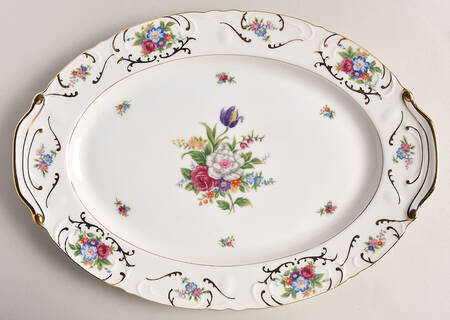 Empress (L & M) 12" Oval Serving Platter