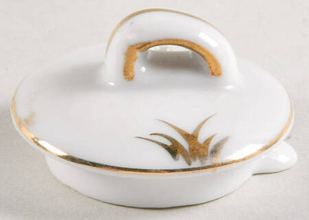 Gold & Silver Wheat (Lm) Lid for Coffee Pot