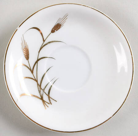 Golden Wheat Saucer for Demitasse Cup