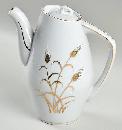 Golden Wheat Coffee Pot & Lid