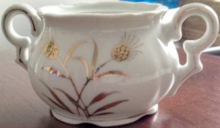 Golden Wheat Sugar Bowl No Lid