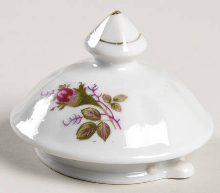 Pompadour Rose (Gold Trim) Lid for Teapot