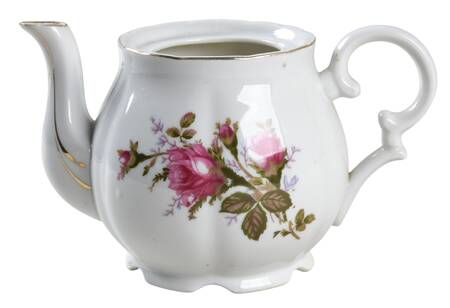 Pompadour Rose (Gold Trim) Teapot No Lid