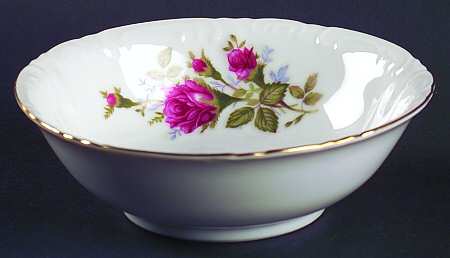 Pompadour Rose (Gold Trim) Coupe Cereal Bowl