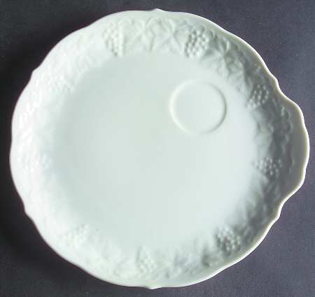 White Champagne Snack Plate