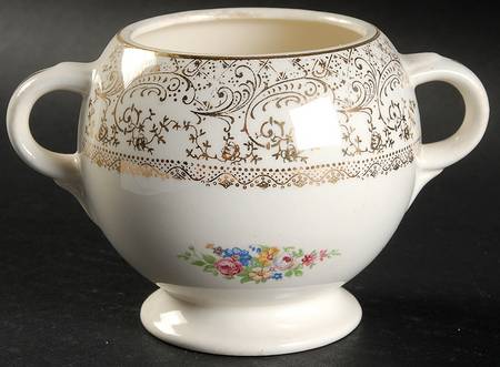 Parisian Center Sugar Bowl No Lid