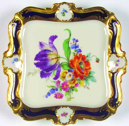 Diplomat Cobalt Blue 8" Square Tray