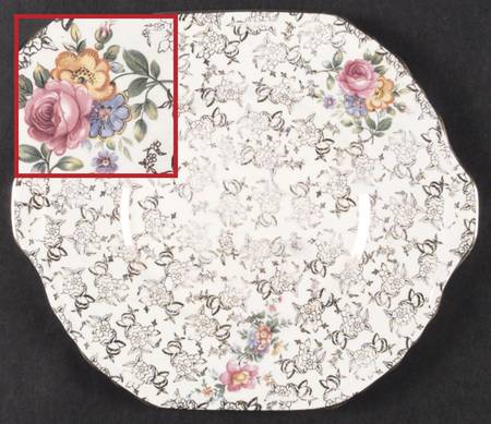 2528 Square Handled Cake Plate